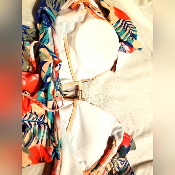 NWT HIGH CUT LEG LOW CUT PADDED SUPER FLIRTY SEXY MONOKINI SMALL - Picture 7 of 11